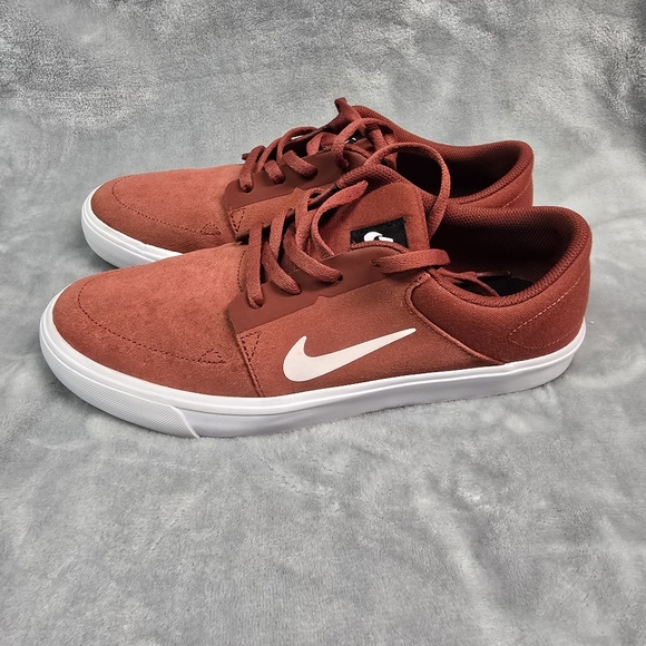 Nike SB Portmore Men's Size 8 Red Leisure Shoes 725027-602 - Picture 3 of 8